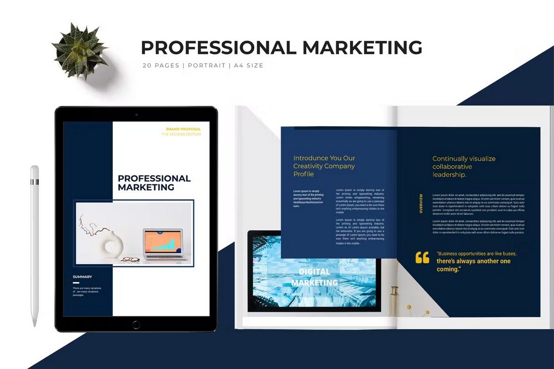 Modern Marketing Brochure Template