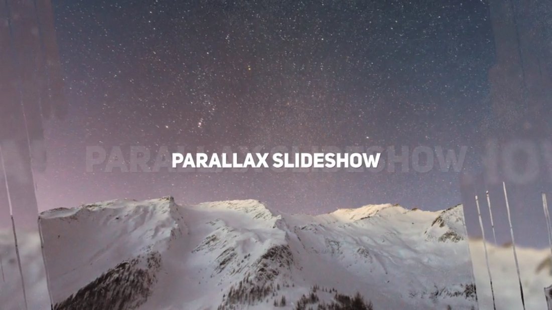 Modern Parallax Slideshow After Effects Template