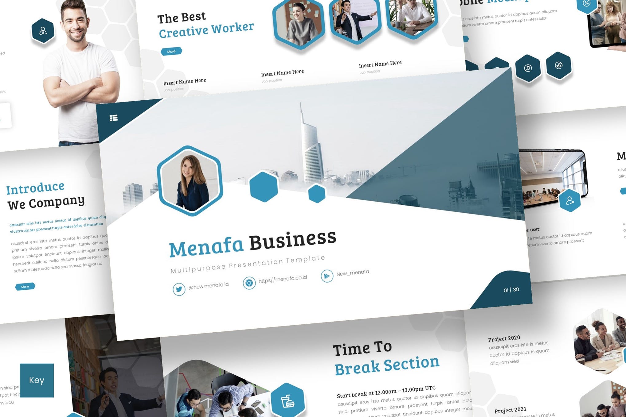 Modern Professional Keynote Template