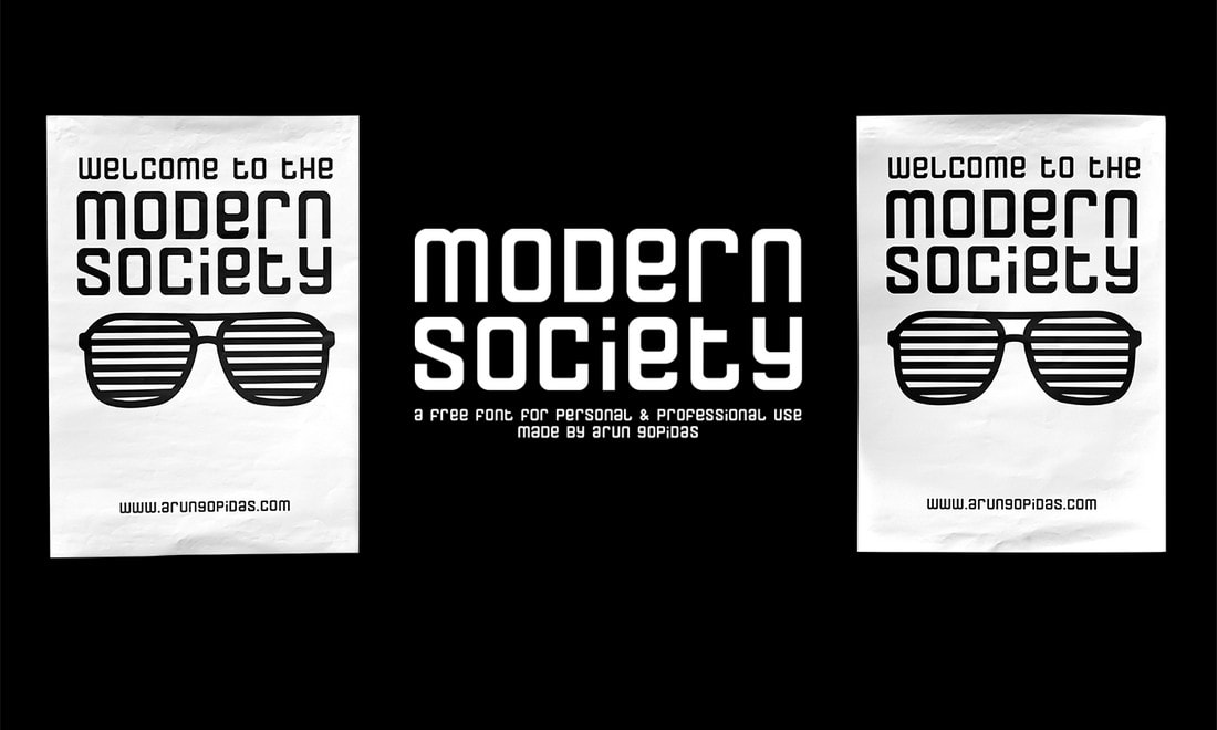 Modern Society - Free Monospaced Font