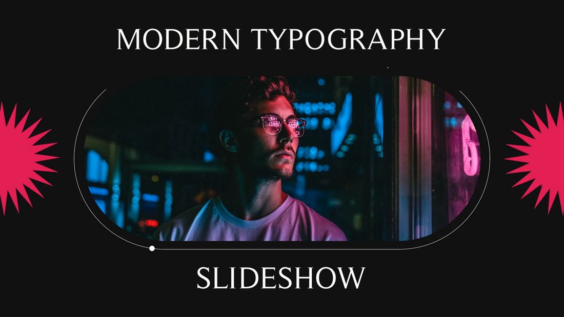 Modern Typography Slideshow for DaVinci Resolve