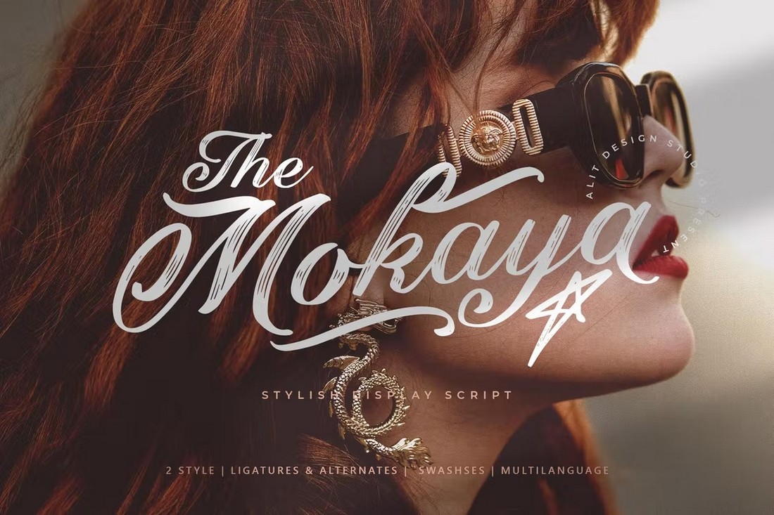 Mokaya - Stylish Script Swash Font