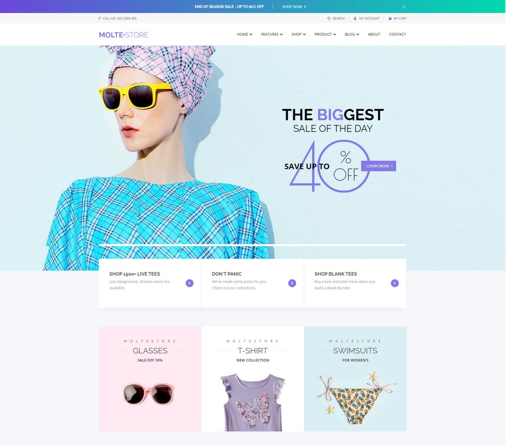 MolteStore - Modern Responsive Shopify Theme