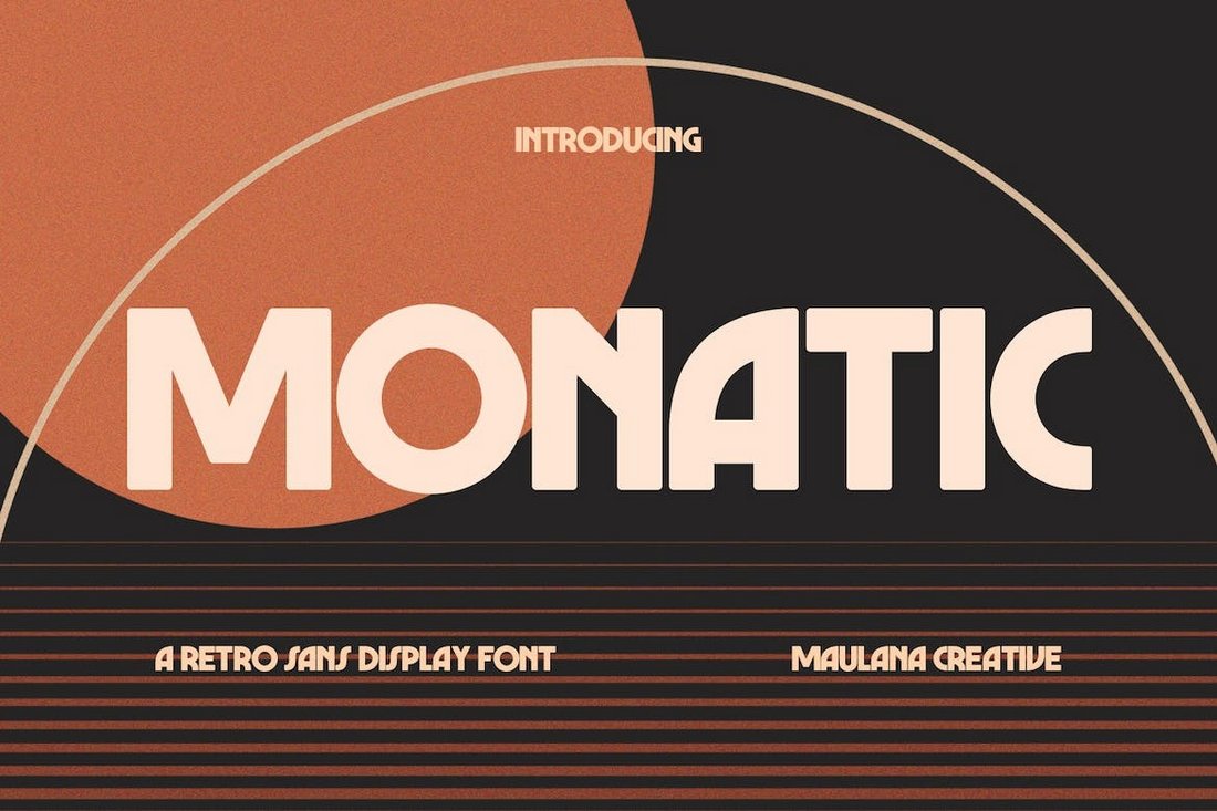 Monatic - Retro Busines Font