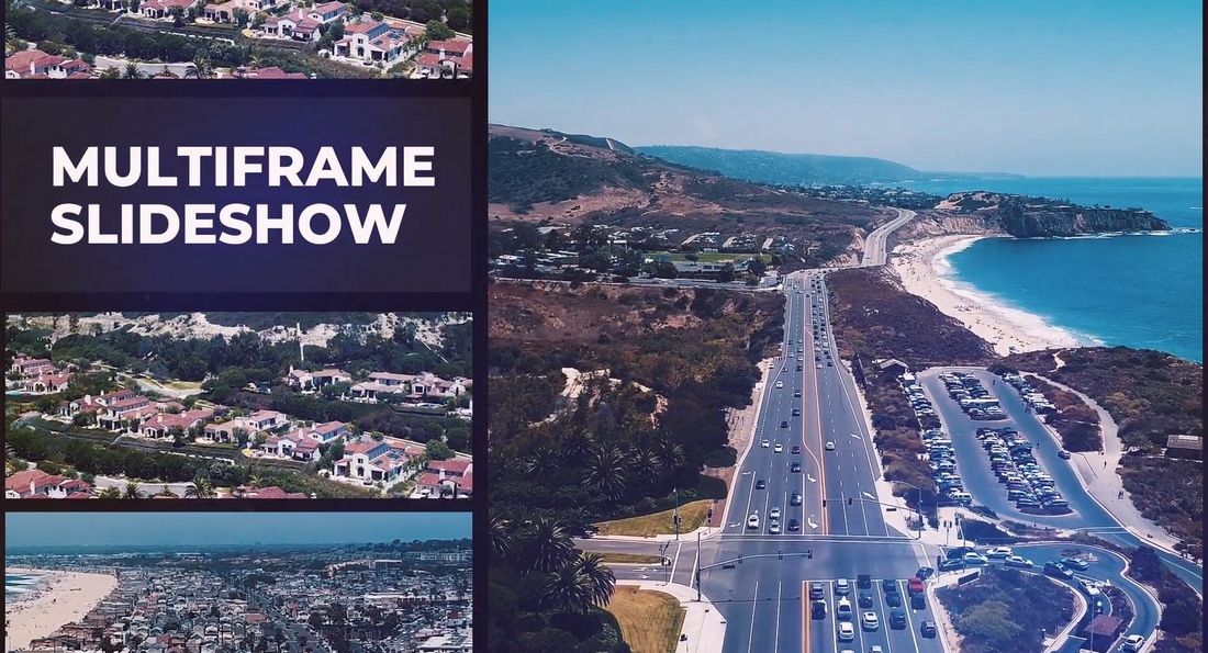 Multiframe Opener Davinci Resolve Slideshow Template