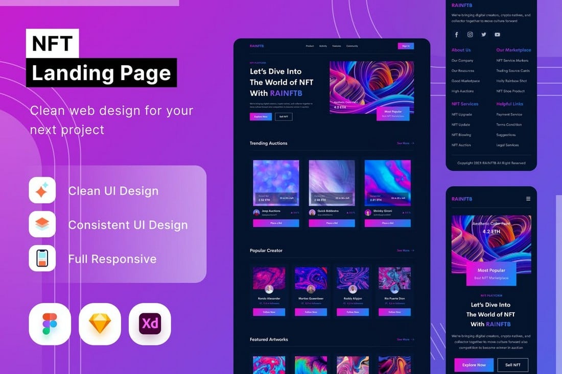 20+ Best Figma Landing Pages Templates, Wireframes & UI Kits Theme Junkie