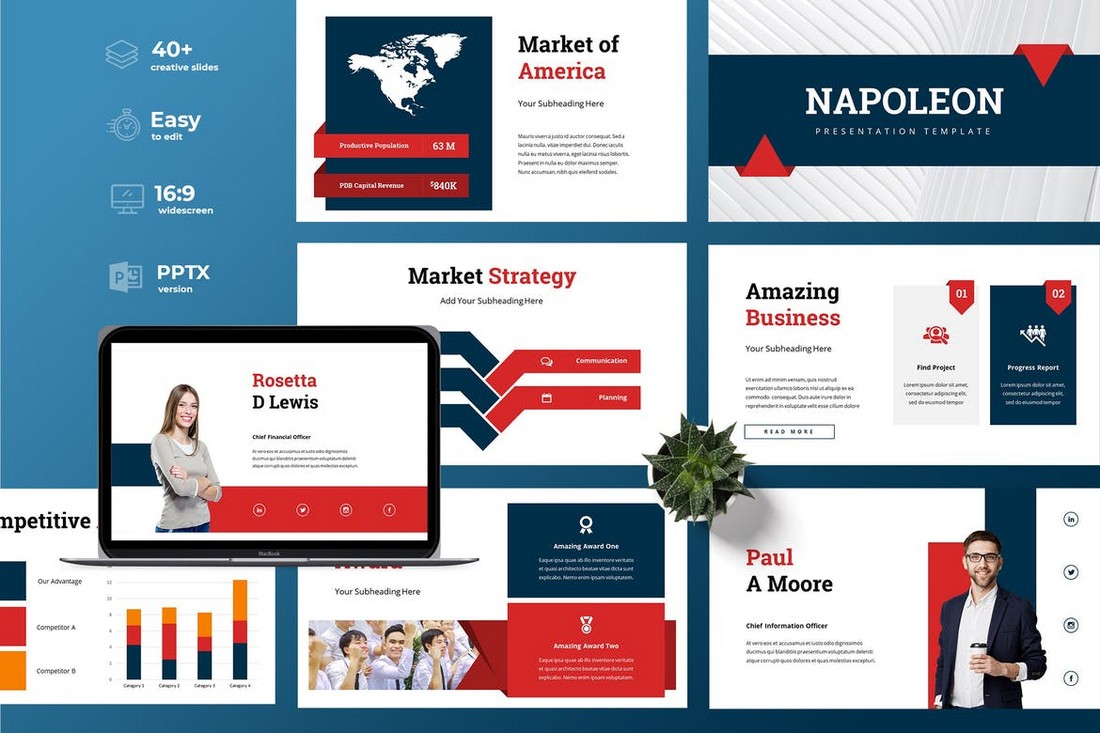 Napoleon - Business Powerpoint Template