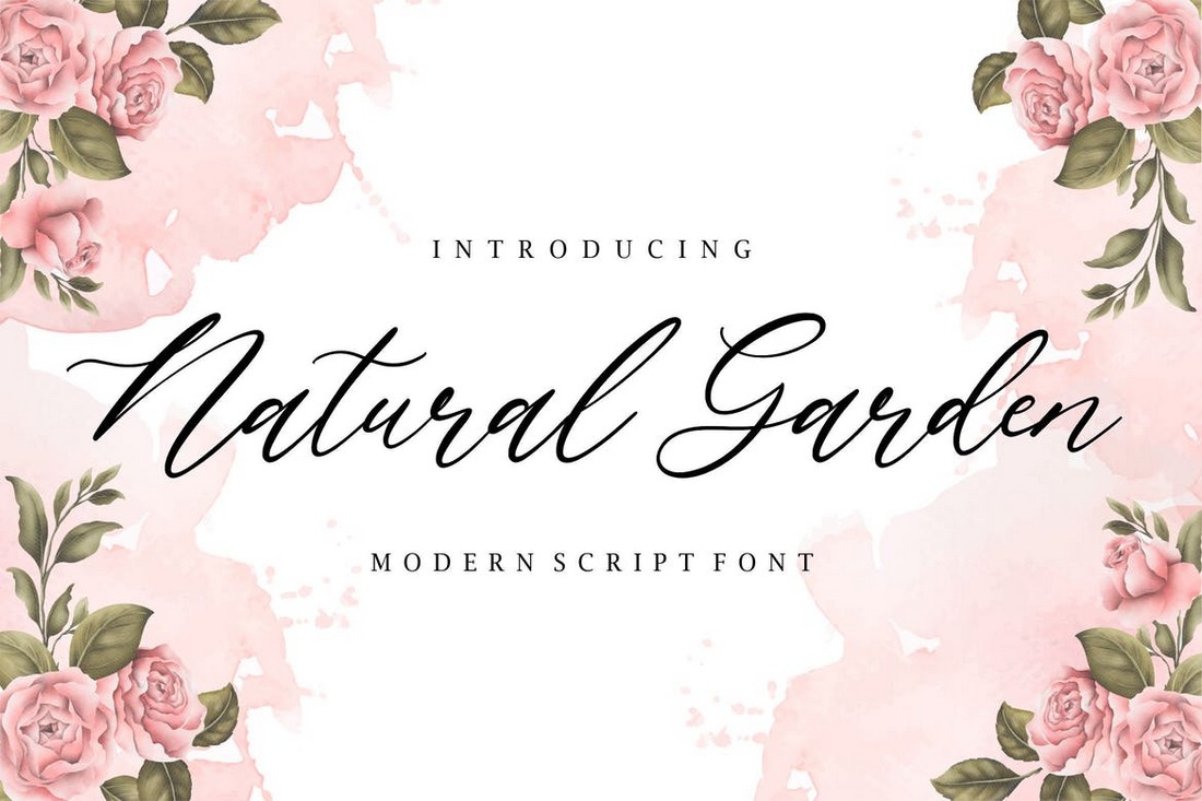 Natural Garden YH - Wedding Script Font