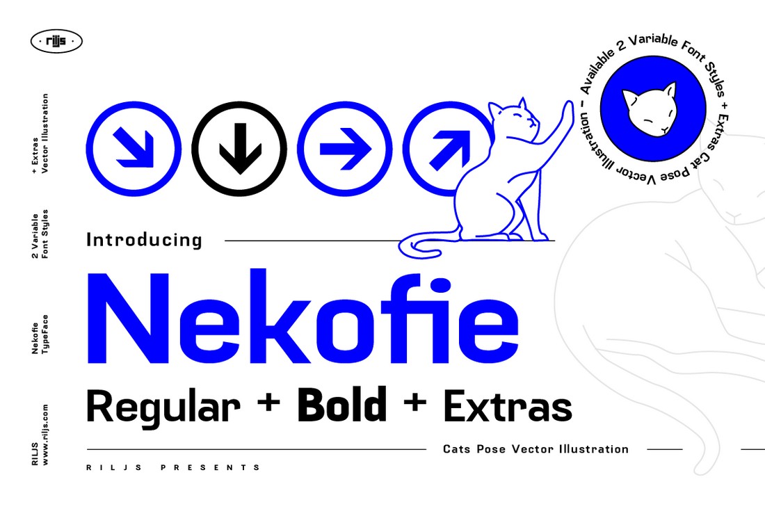 Nekofie - Free Modern Font Family