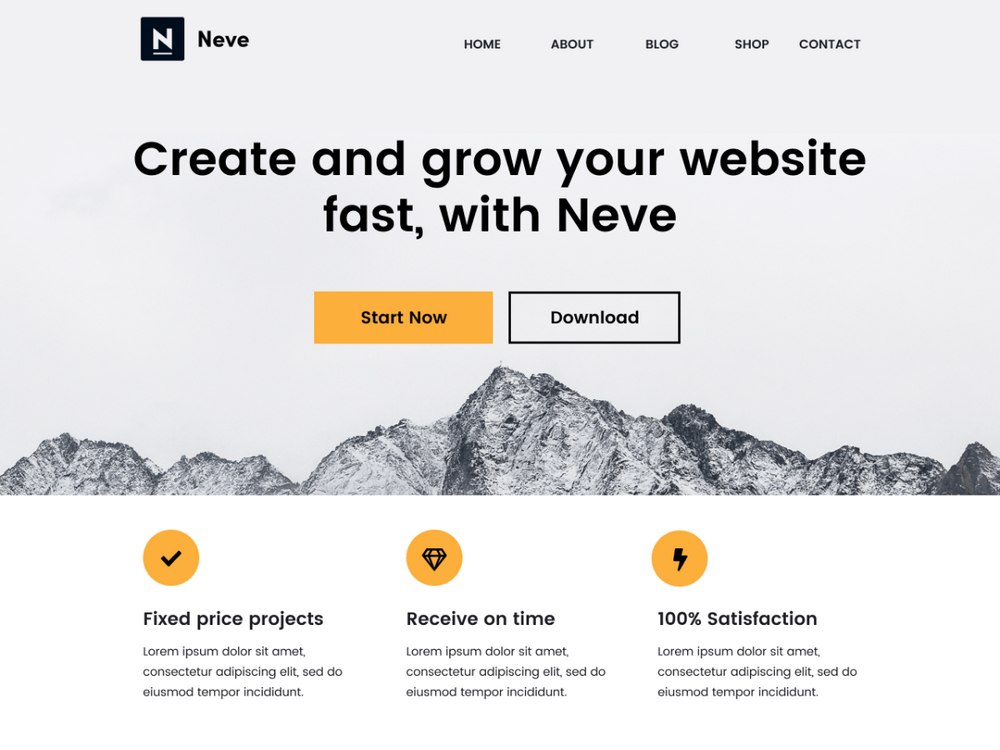 Neve - Free Business WordPress Theme