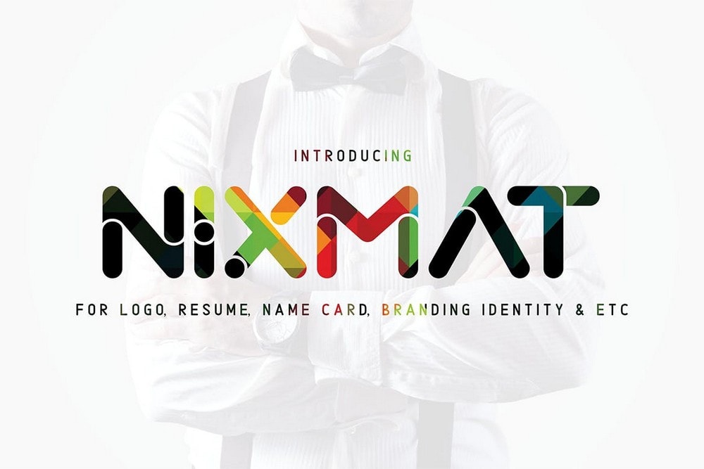 Nixmat - A Brand Identity Font