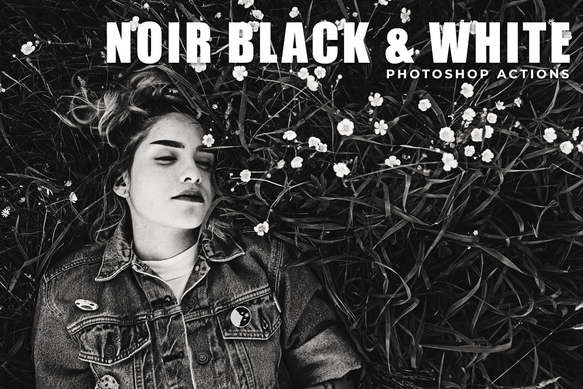 Noir Black & White Free Photoshop Actions