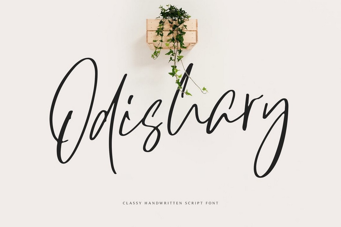 Odishary - Modern Handwritten Font