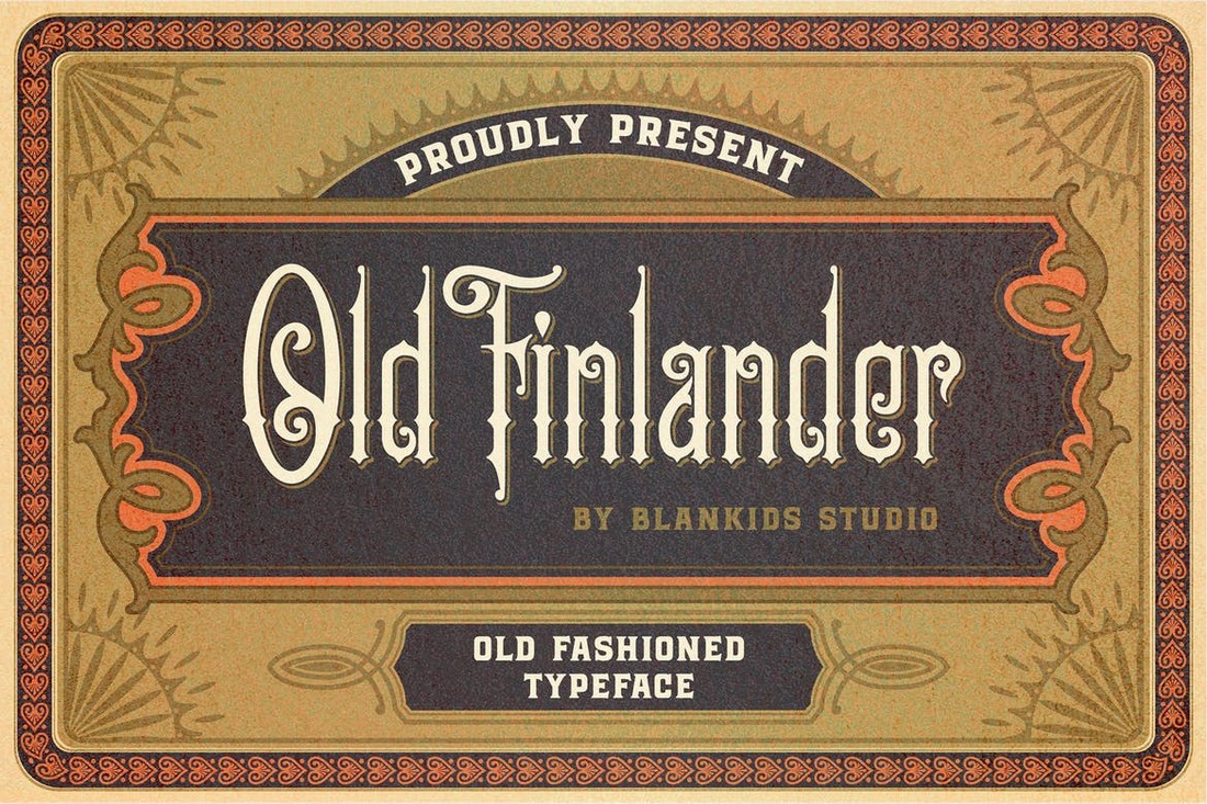 Old Finlander - Art Nouveau Font