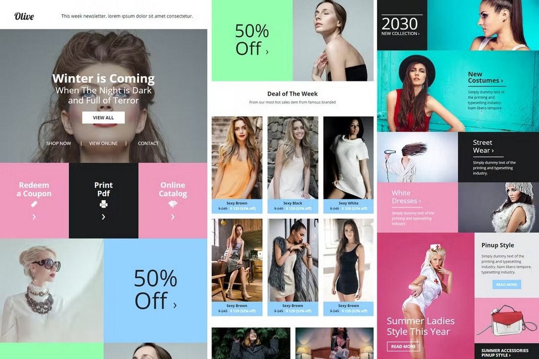 Olive - Fashion Email Newsletter for MailChimp