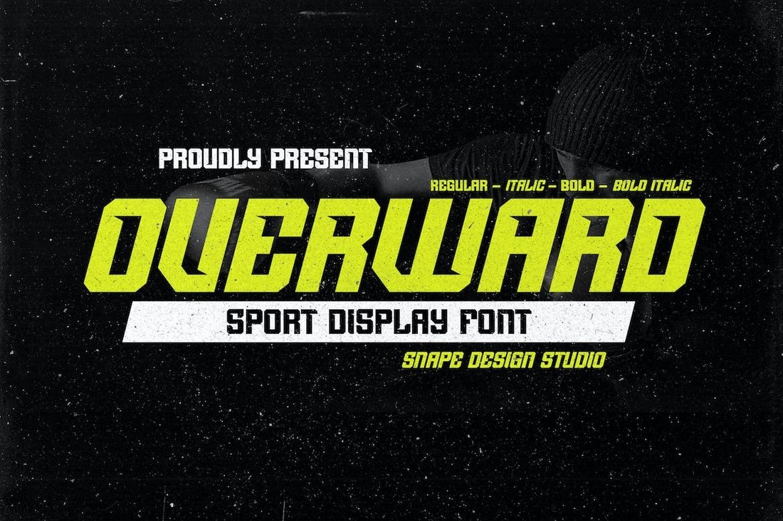 Overward - Modern Sport & Baseball Font