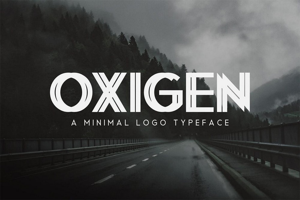 Oxegen - Minimal Logo Typeface