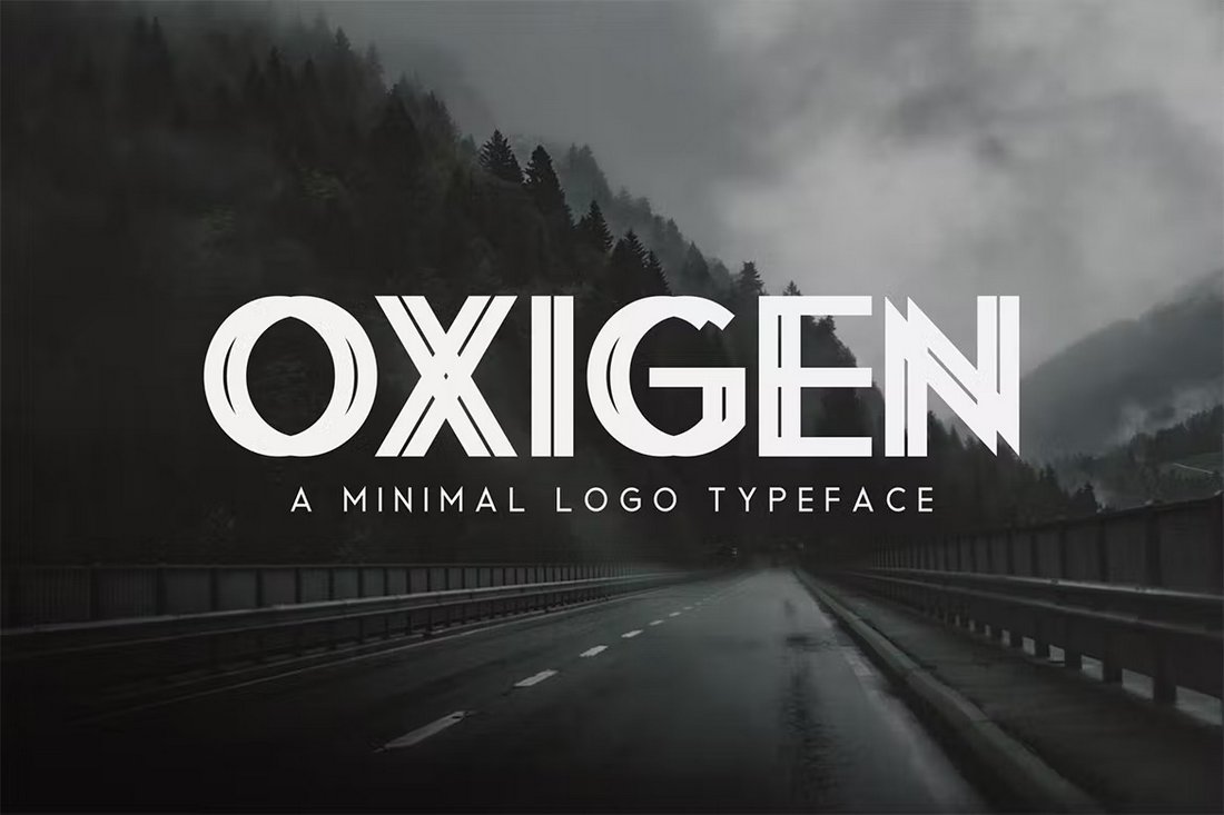 Oxigen - Minimal Logo Font for Business