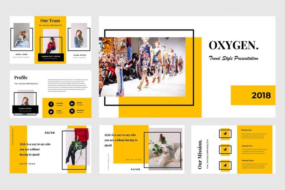 Oxygen - Creative Keynote Presentation Template