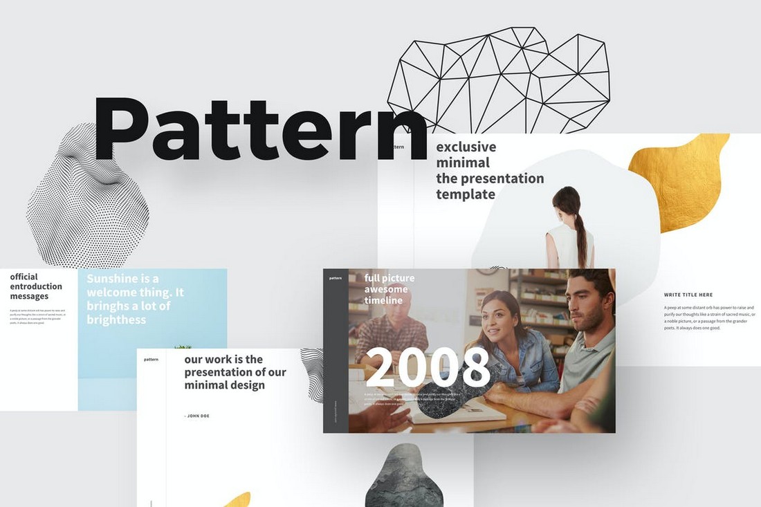 PATTERN - Innovative PowerPoint Design Template