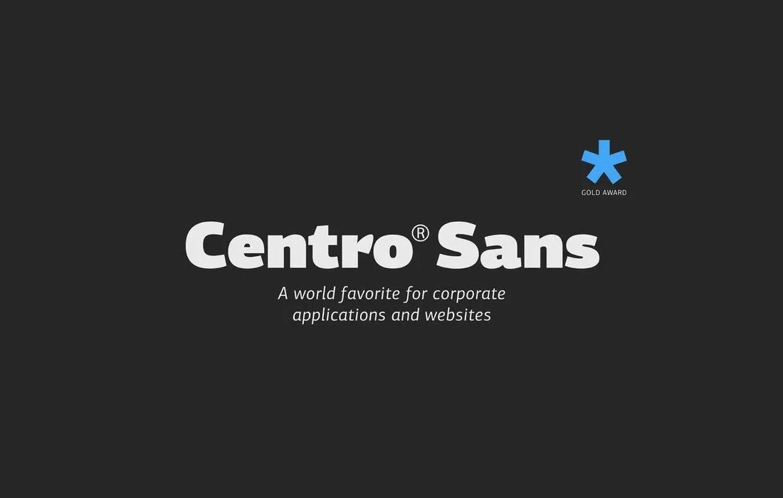 PF Centro - Free Clean Sans Serif Font