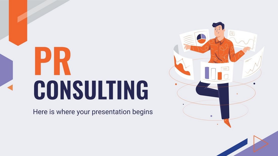 PR Consulting - Free PowerPoint Template