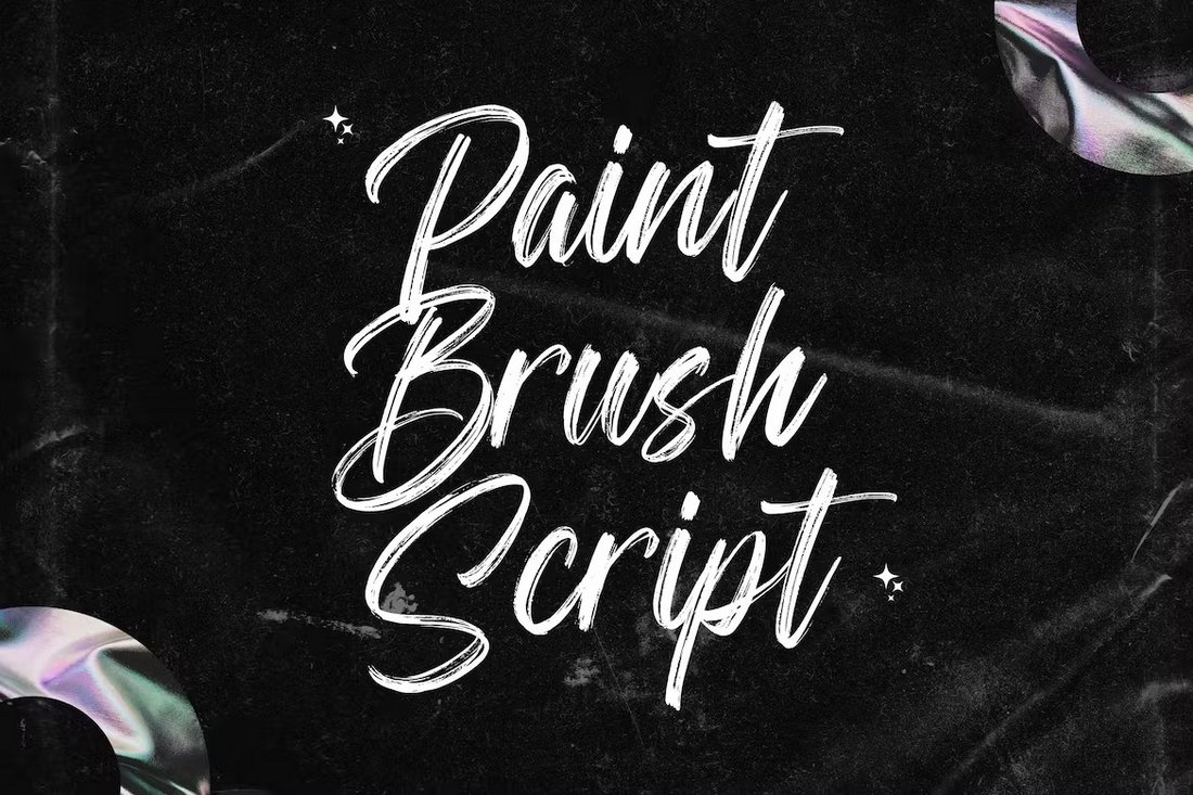 Paint Brush Script Logo Font