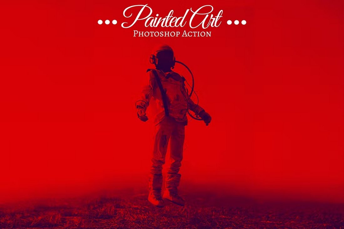Painted ART - Artistic Photoshop Action