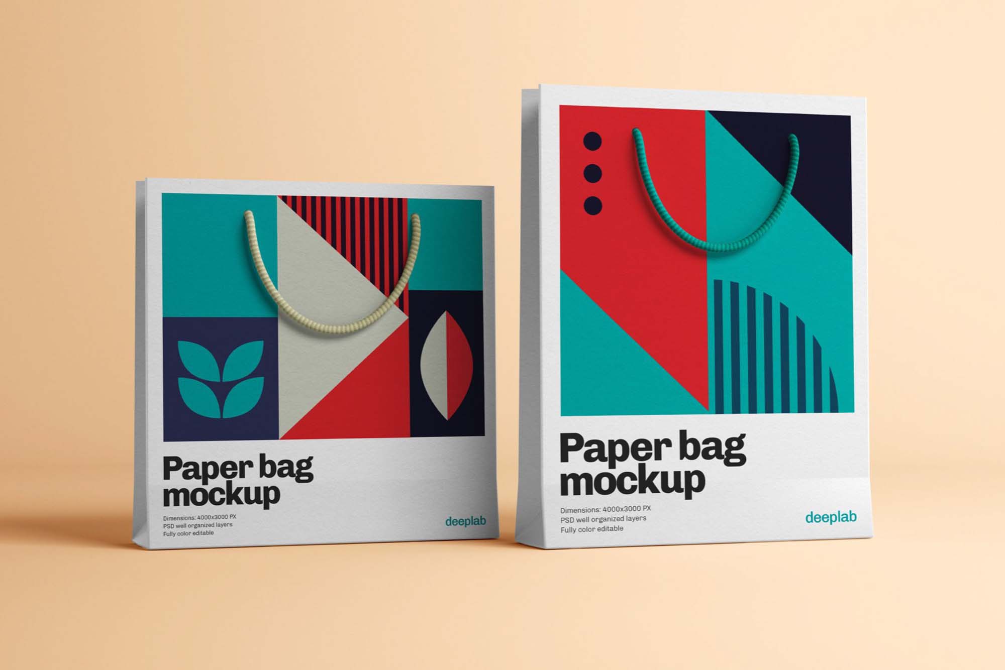 paper bag mockups