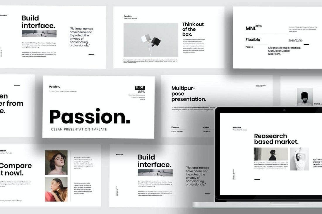 Passion - Clean Business Powerpoint Template