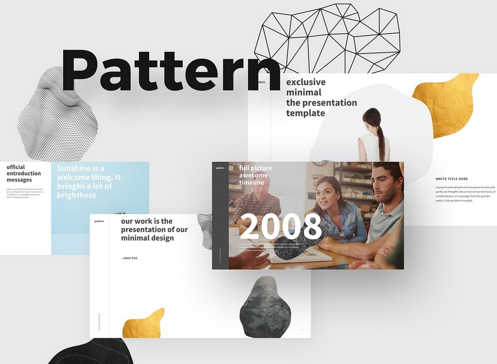 Pattern - Free Modern Keynote Template