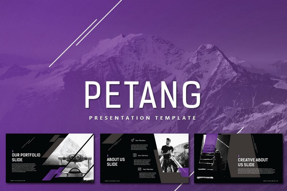 Petang - Template Powerpoint & Keynote Gratis