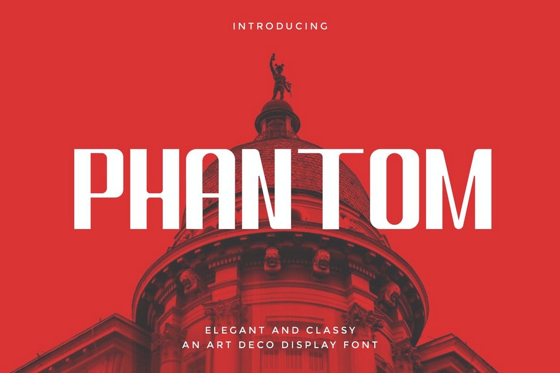 Phantom - Art Deco Display Font