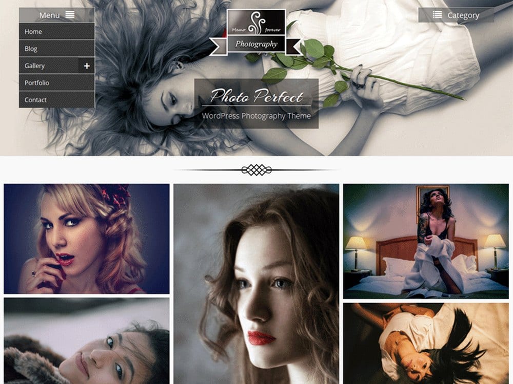 Photo Perfect - Free WordPress Photography Theme