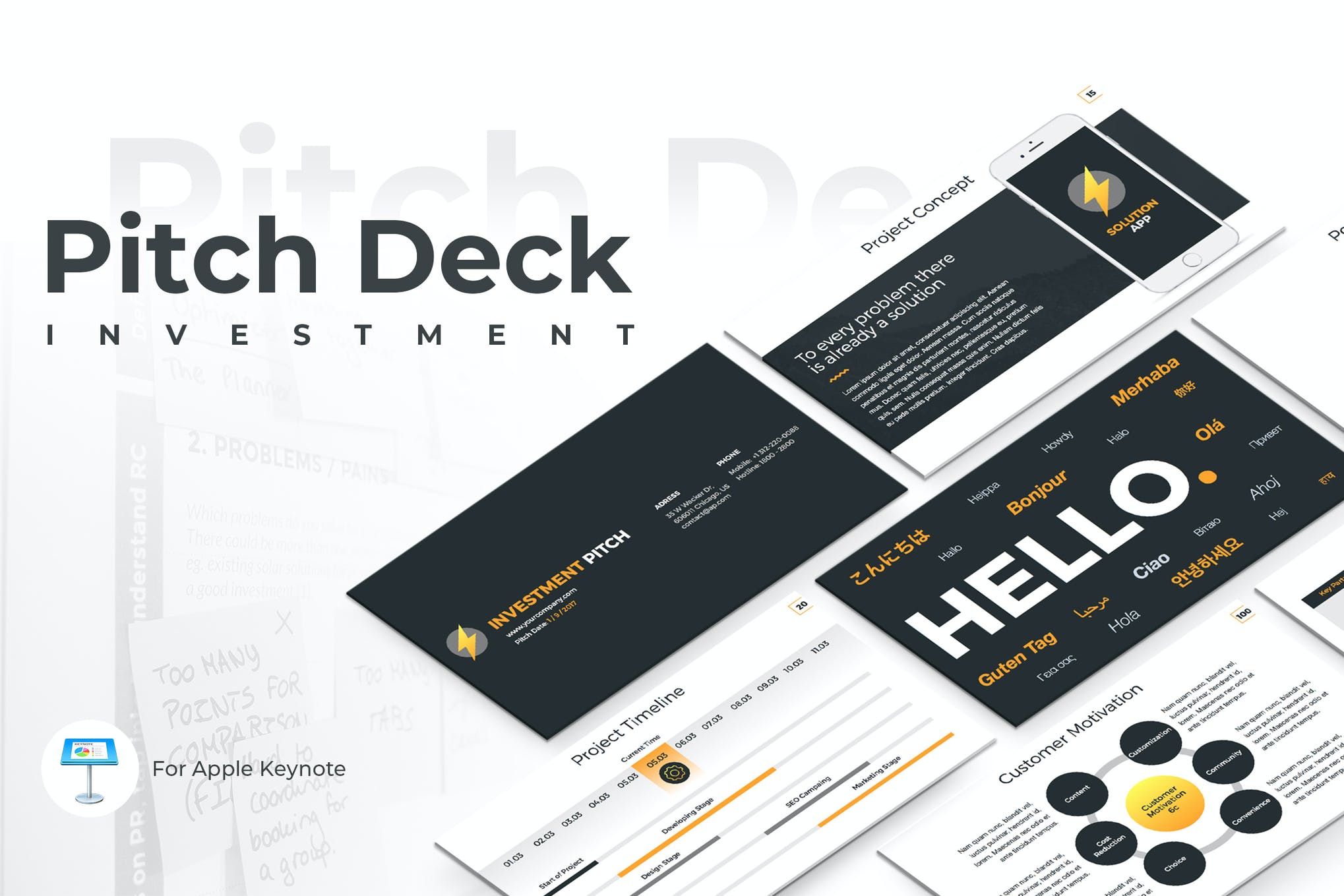 Pitch Deck Keynote Template