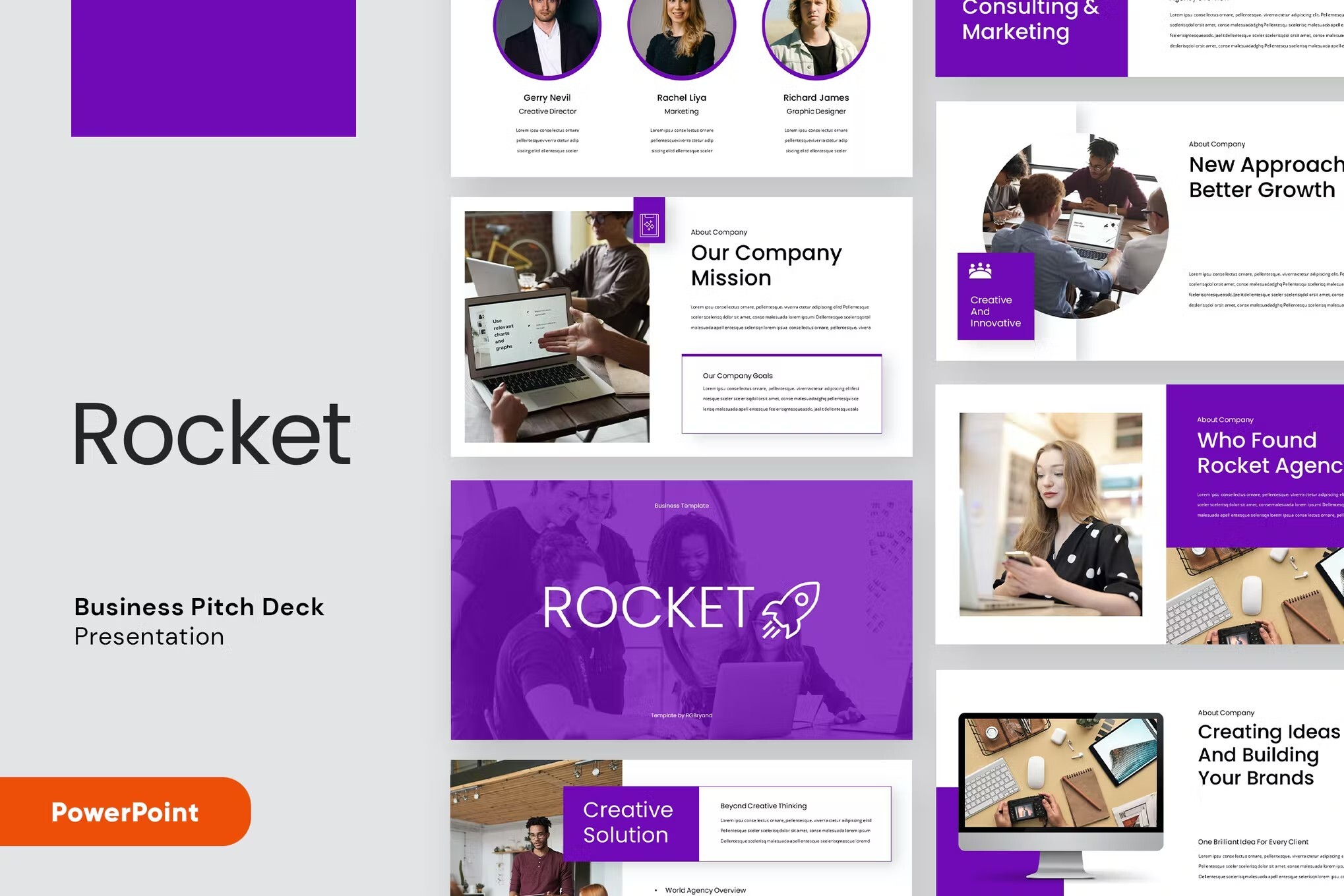 Pitchdeck powerpoint template