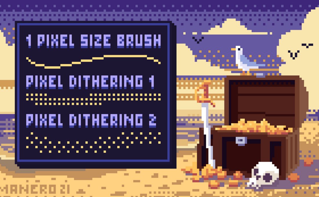 Pixel Art Experience - Free Procreate Pixel Brushes