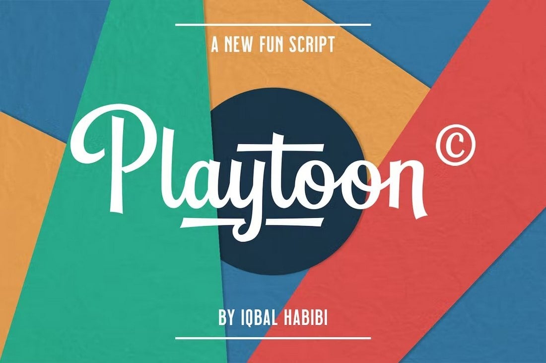 Playtoon - Playful Script Font