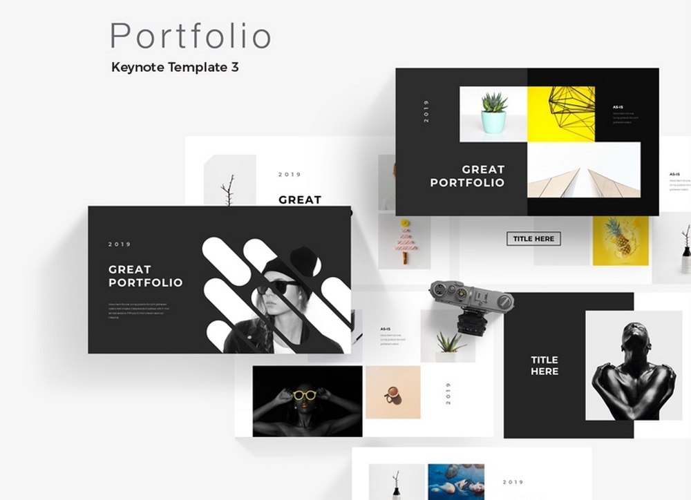 Portfolio - Free Modern Keynote Template