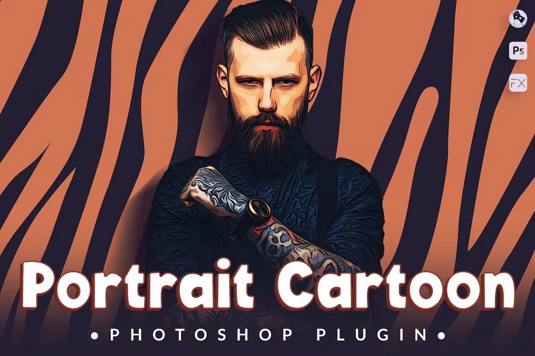 Portrait Cartoon - Advanced Cartoon PS Plugin