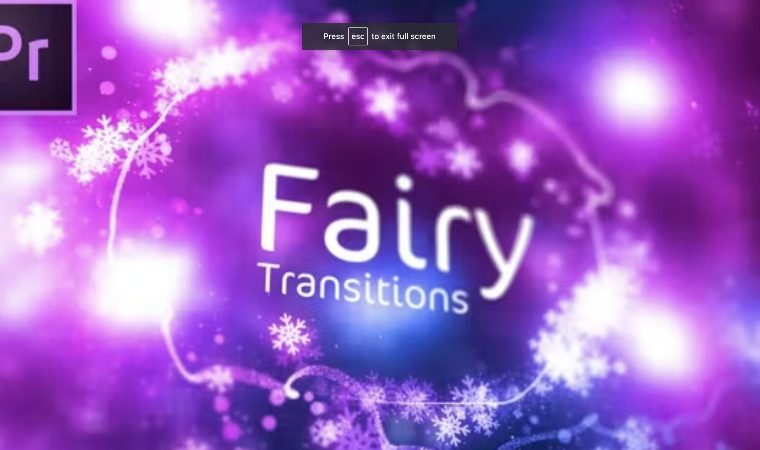 Premiere Pro Transitions