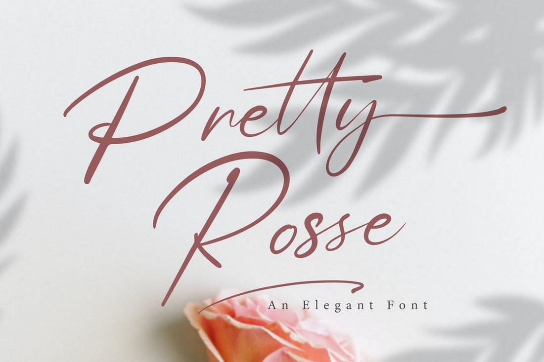 Pretty Rose - Signature Script Wedding Font