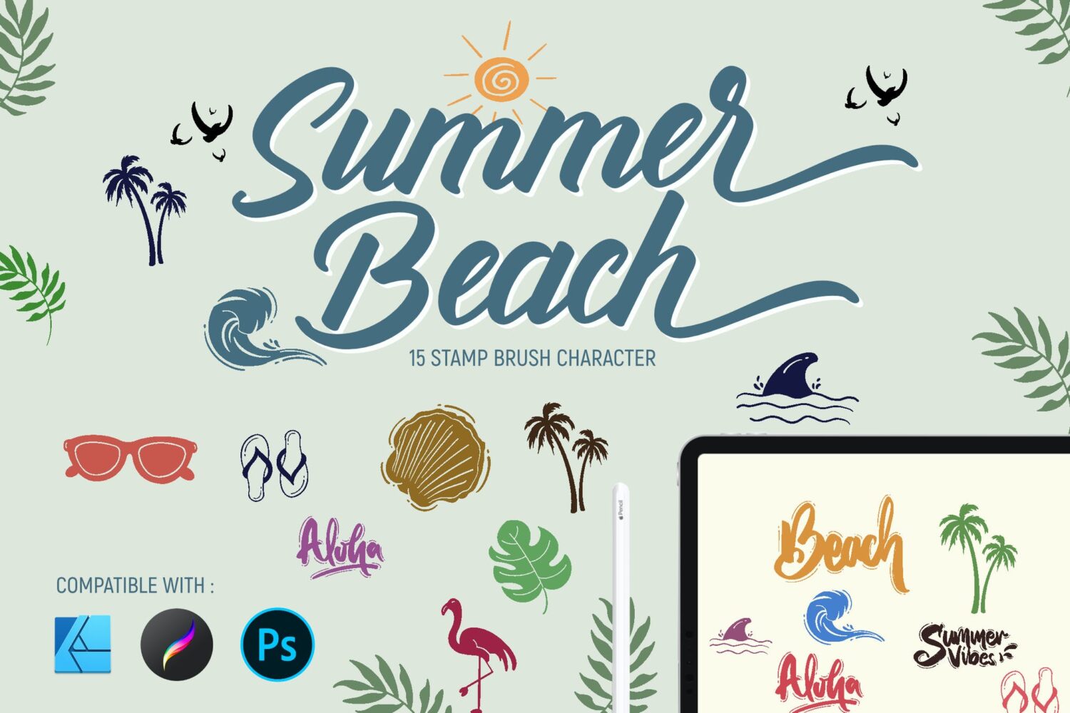 50+ Best Procreate Stamps (+ Free Procreate Stamp Brushes) 2024 Theme Junkie