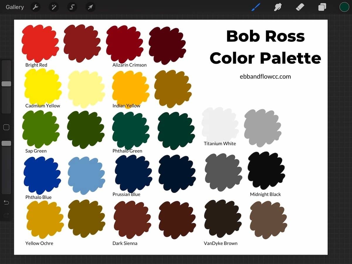 Procreate color palette