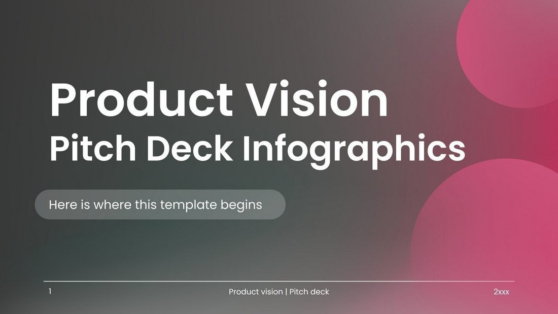 Product Vision Pitch Deck Infographics for PowerPoint