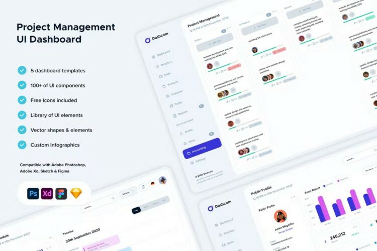 34+ Best Figma Dashboard Templates (Admin UI Kits) - Theme Junkie