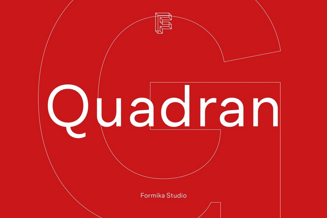 Quadran - Font Geometris Bersih