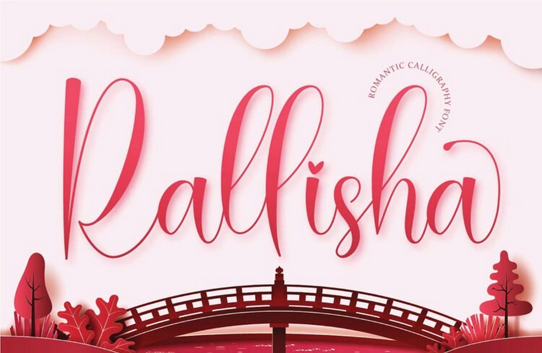 Rallisha - Free Wedding Script Font