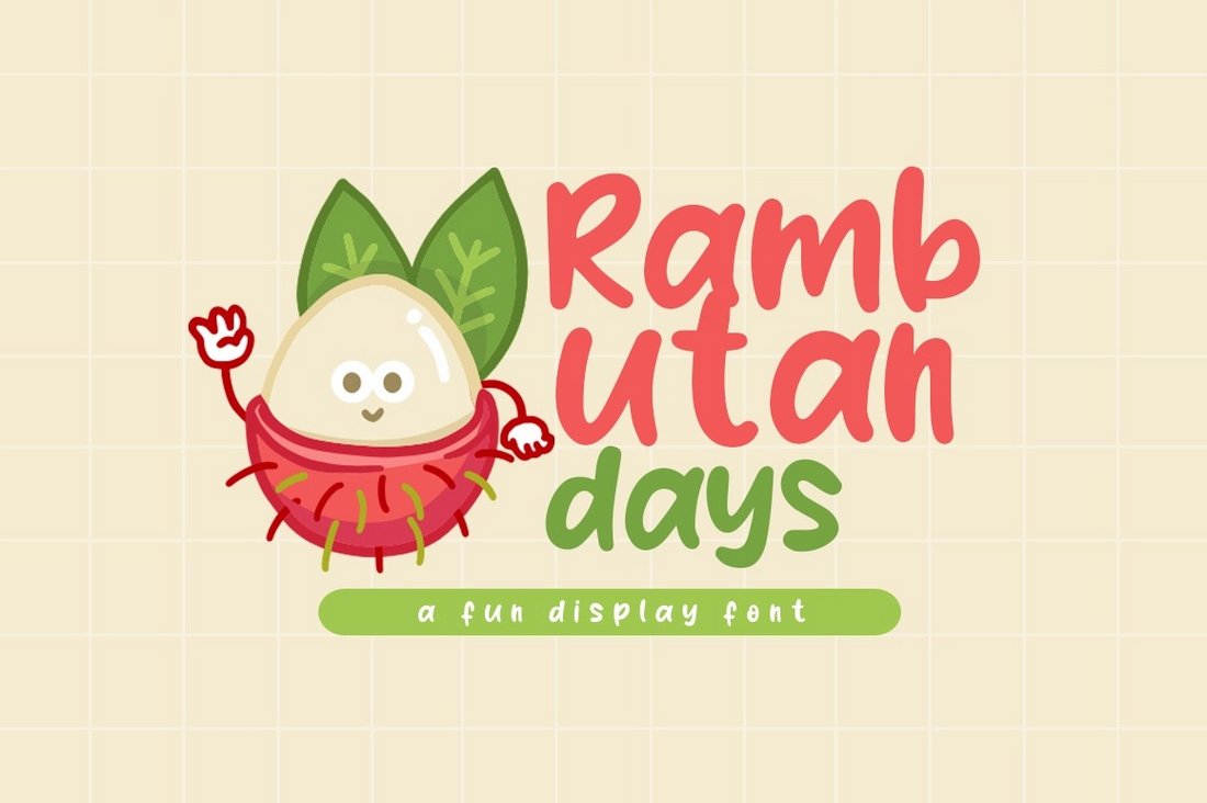 Rambutan Days - Free Fun Cartoon Font