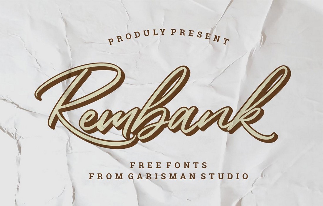 Rembank - Free Classic Vintage Font